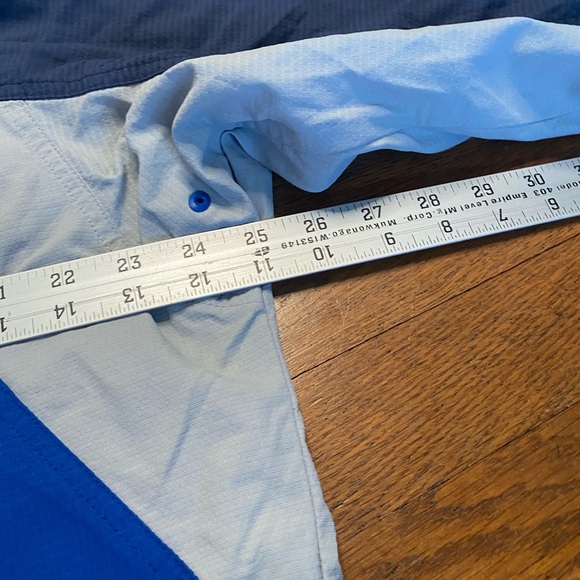 COLUMBIA MEN’S PACKABLE HOODED JACKET BLUE SIZE L - Picture 6 of 9